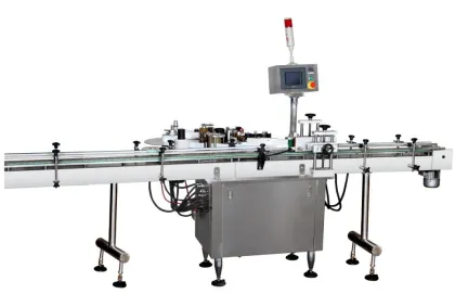 Paper sticker labeling machine