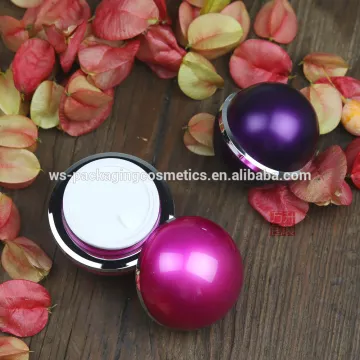 50g 80g New Beauty Plastic Egg Shape Acrylic Cosmetic Jar