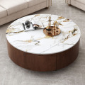 Rustic Round Coffee Table