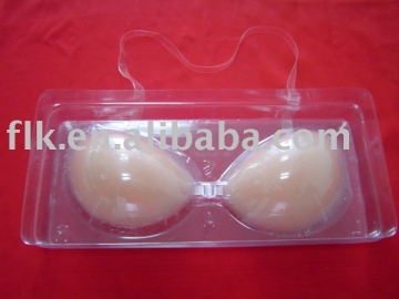 silicone bra/nude silicone bra