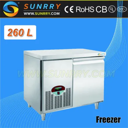 Upright Work Stainless Steel Refrigerator Table With Food Fresh Keeper