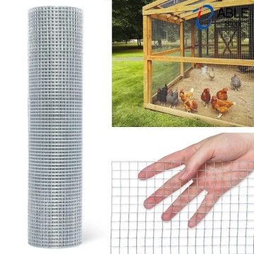 1/2"×1/2" hot dipped galvanzied welde wire mesh