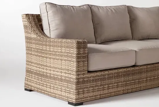 High-End Modern Outdoor Waterproof Wicker Sofa Set