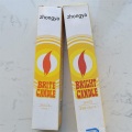 Box paraffin wax church white stick candle bougie