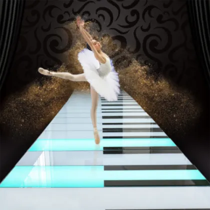 Outdoor LED Interactive Piano Lights