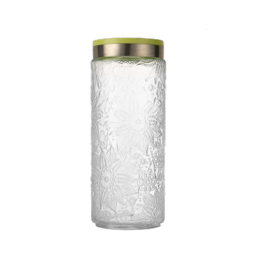 Jarra de armazenamento de vidro
