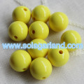 Acrylic Round Jewelry Making Half Hole Drilled Beads Half-drilled Hole Beads