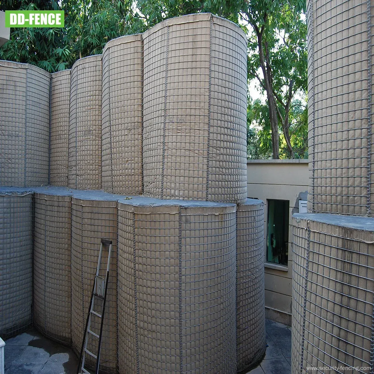 Defensive Barrier for Defense Wall Shelter Flood Barrier