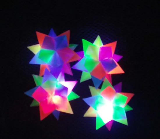 Crystal Star Flashing Bounce Balls