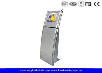 Customizable Information Touch Screen Kiosk Stand , Two Sta