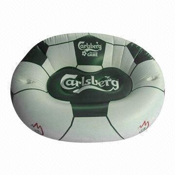 Inflatable Football Bag Sofa Chair with 0.30mm PVC Material