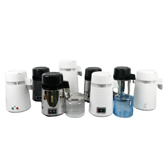 4L Stainless Steel Brushed Water Distiller Purifier with Overheat Protection