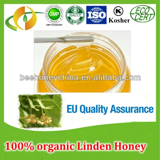 Organic linden honey