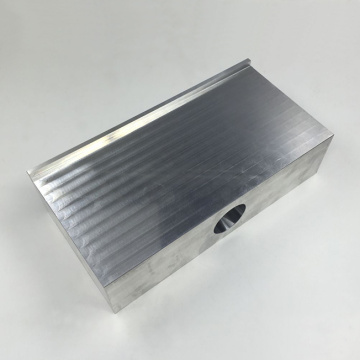 Milling machining aluminium block