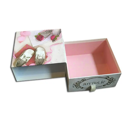 Custom Drawer Design Baby Shoe Boxes