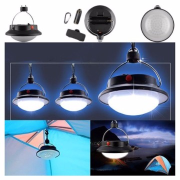 Outdoor 12 led Built-in Rechargeable Battery,Solar camping lamp