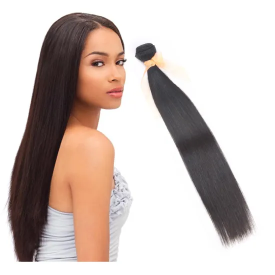 Wholesale Unprocessed Human Hair Virgin Brazilian Hair Weave Straight Hair Bundles
