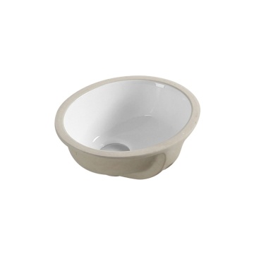 Moderna ceramica bianca sotto il lavandino da bagno