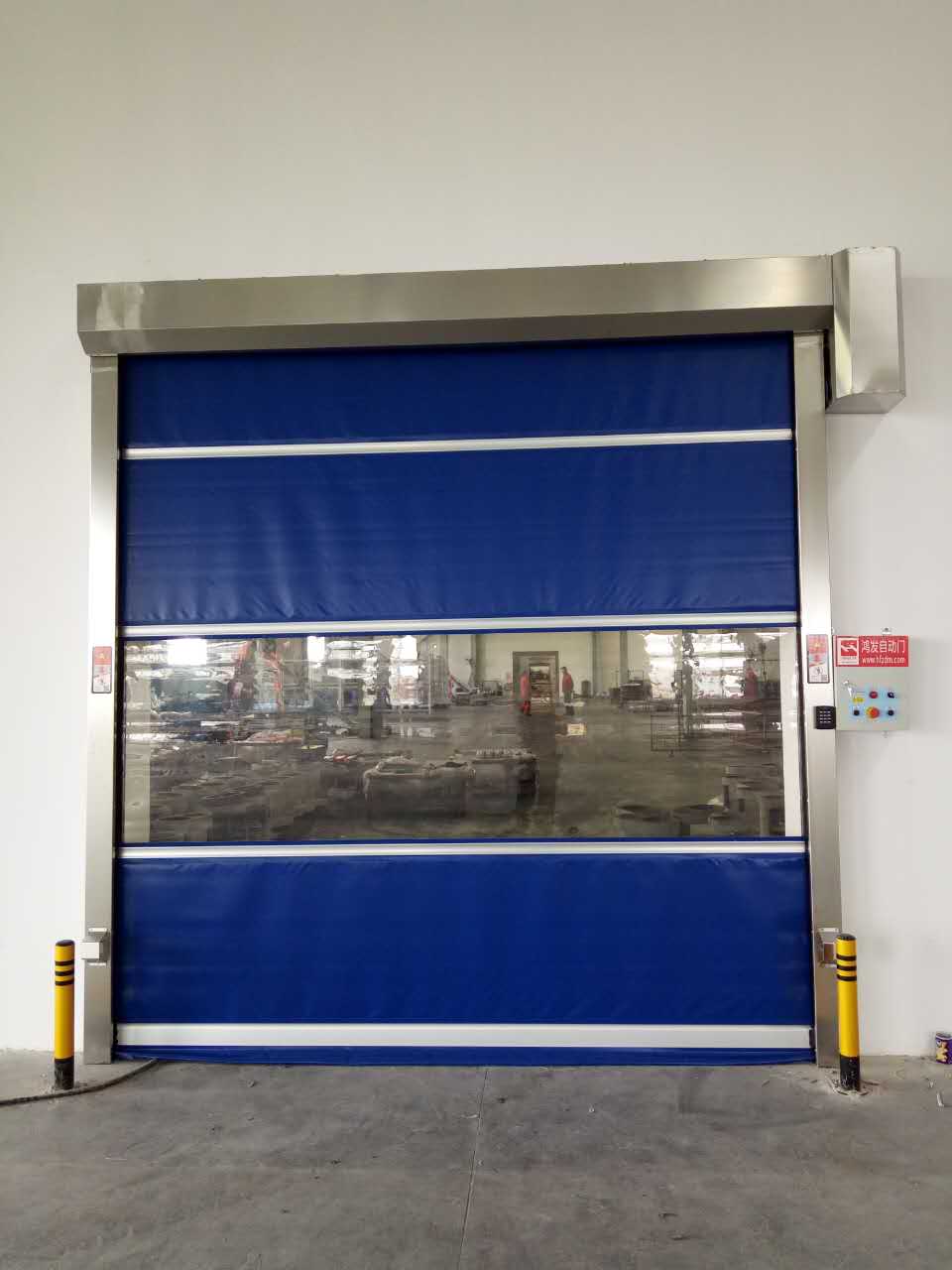 Electric Plastic Fabric Rolling Hgih Speed Door