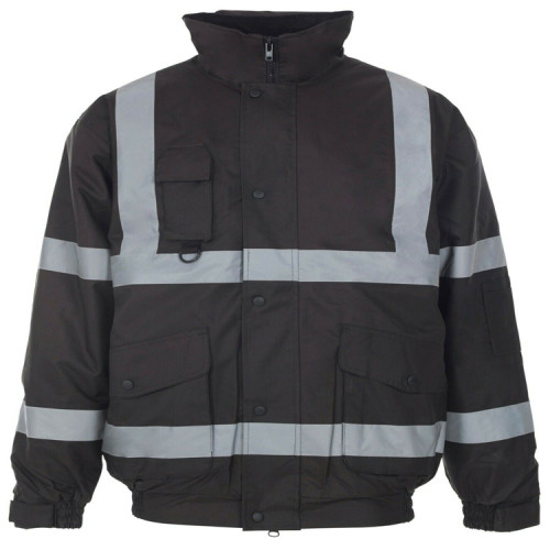 Orange safety work wear reflective parka