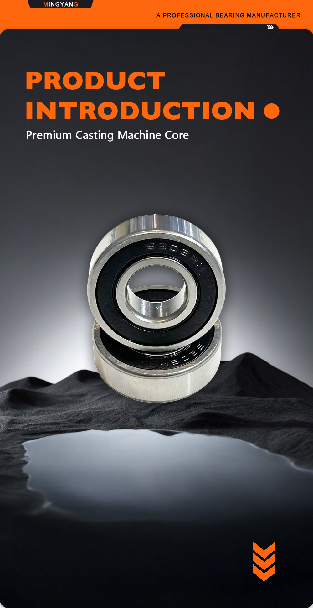 6202 2RS Rubber Seal Bearing for Motor Machinery x
