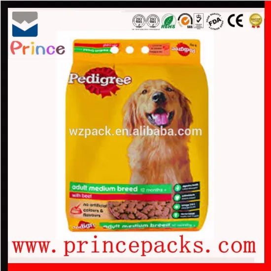 custom printed dog treats food plastic packaging bag T3