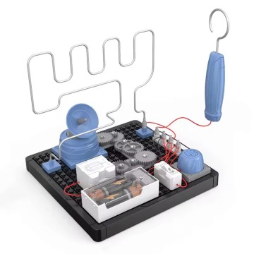 Vật lý giáo dục mới DIY chụp điện tử Chạm vào Maze Circuit Machine Stem Science Thăm dò ý kiến ​​bộ dụng cụ đồ chơi