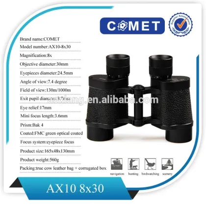 NEW MODEL! RUSSIA DESIGN AX10 8x30 military binoculars,baigish 8x30 binoculars