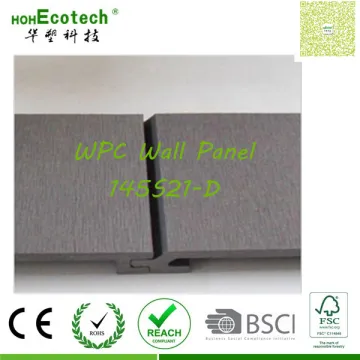 Environment Friendly WPC anti-UV patio Exterior Wall Panels
