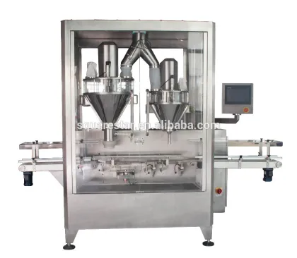 OEM automatic ground coffee bottle filling machine