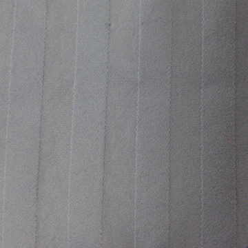 Polyester striped jacquard pongee fabric for home textile, bedding