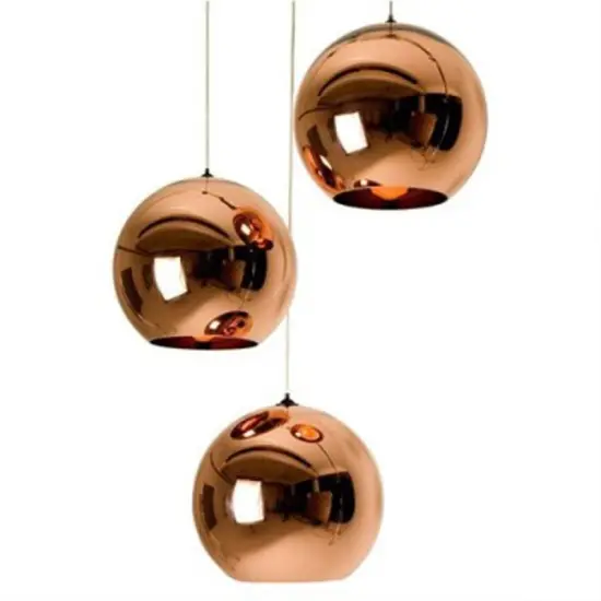 INSHINE Gold Metal Circular Pendant Light