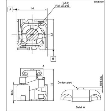 Scheggia con un&#39;altezza da 0,8 a 1,2 mm