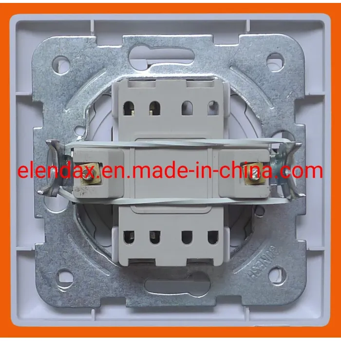 Sakelar Dinding Tombol Tekan Pemasangan Siram Jerman F6001