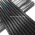 High strength round carbon fiber spread pipe