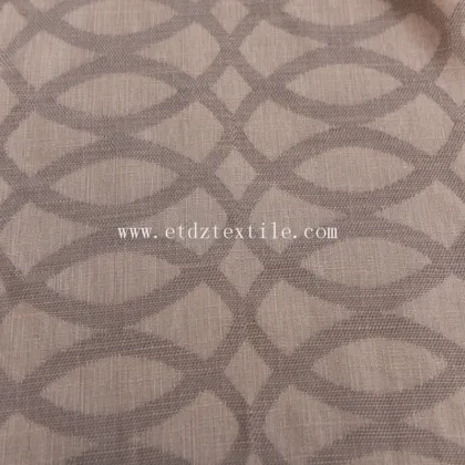 100% Polyester Jacquard Linen Touching Curtain