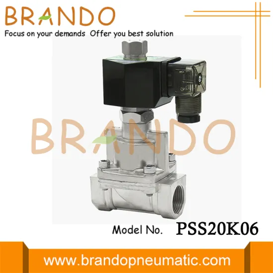 3/4'' 2/2 Way NO Stainless Steel Steam Solenoid Valve 16 bar