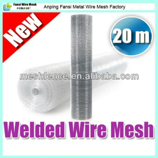 20 Metre Roll Galvanised Welded Wire Mesh
