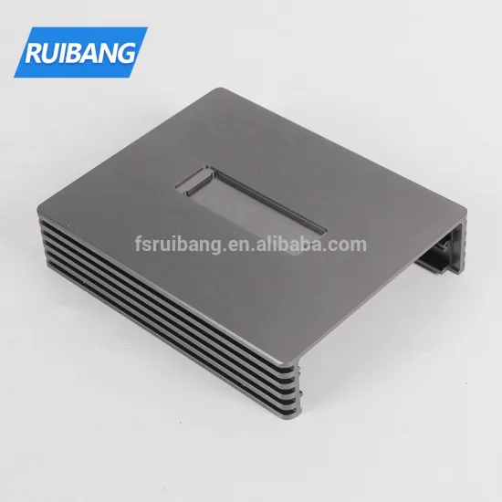 Anodized aluminum extrusion enclosure diy customizable extruded aluminium enclosure