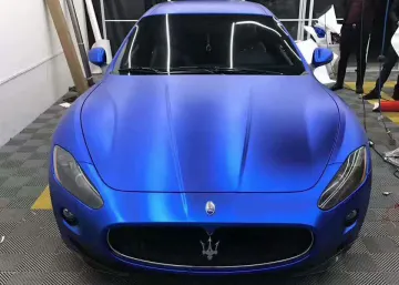 Blue Pearl Metallic Chrome Car Color Chaning Vinyl Wrap Film