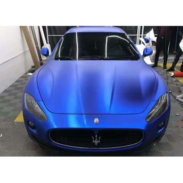 Blue Pearl Metallic Chrome Car Цвет виниловой пленки Chaning