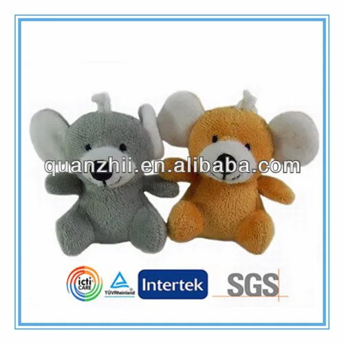 Stuffed mouse plush keychain for promotion