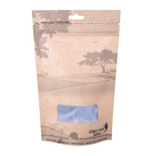 Kompostabel Kraft Paper Cashew Nut Packaging Bag