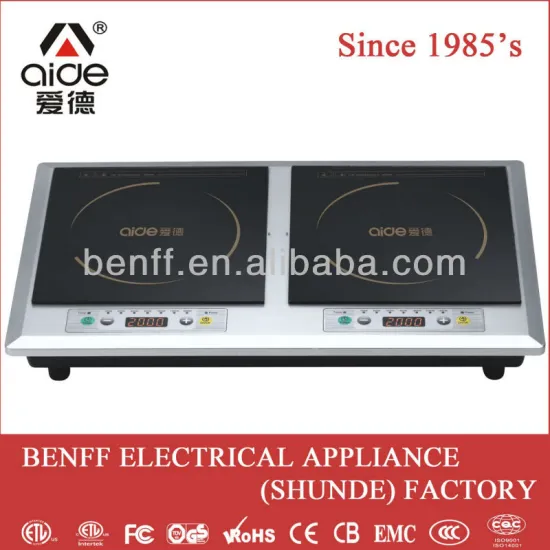 cheaper! timer, power setting button control plastic housing two plate 2 burner electric cooktop