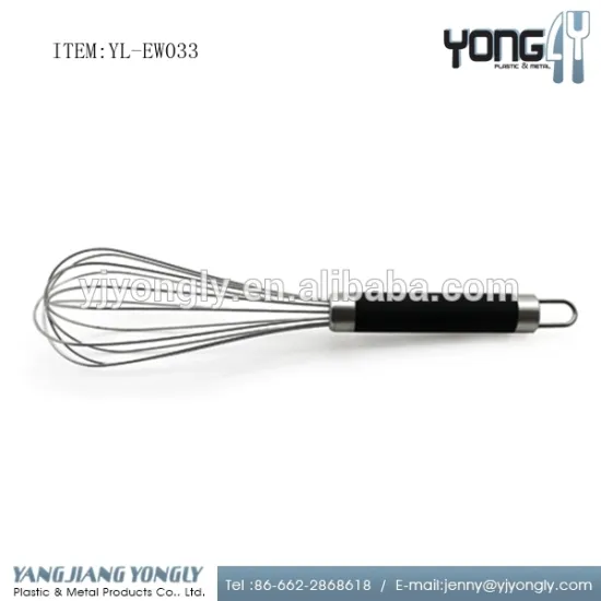 Non-slip handle stainless steel electric egg whisker egg beater