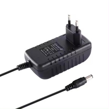 12V 2A Wall Mount Power Supply Adapter untuk lampu jalur LED