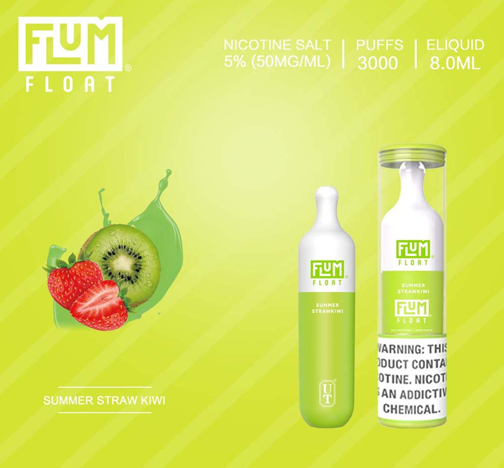 flum float summer straw kiwi Ut Disposable Pod Device 5%, High Quality Flum Float Ut Disposable Pod Device 5% on Color:Black (External Battery) tobacco How to Use the