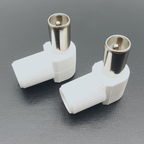 TV PAL Right Angle Male Antenna Connector