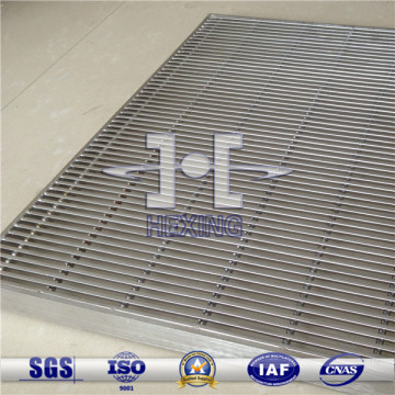 Flat wedge wire panel