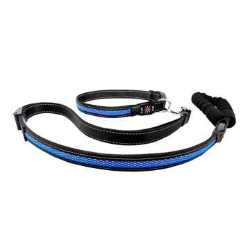 Guinzaglio per cane riflettente illuminato a led illuminato